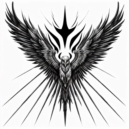 emblem,corvus,firebird,garuda,phoenix rooster,fire logo,eagle vector,arrow logo,death angel,gray eagle,archangel,crest,gryphon,automotive decal,phoenix,white eagle,eagle illustration,griffin,angelology,and symbol