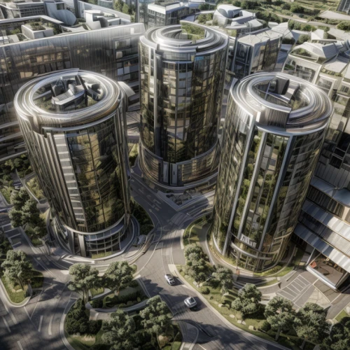 urban towers,futuristic architecture,skyscapers,3d rendering,solar cell base,apartment blocks,autostadt wolfsburg,international towers,urban development,mixed-use,apartment buildings,residential tower,barangaroo,new housing development,cooling towers,kirrarchitecture,apartment-blocks,urban design,power towers,smart city