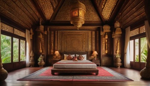 ubud,ornate room,thai massage,bali,siem reap,sleeping room,southeast asia,great room,cambodia,indonesia,canopy bed,boutique hotel,interior decor,guest room,bedroom,thai,asian architecture,cabana,interior decoration,wooden floor,Photography,General,Natural