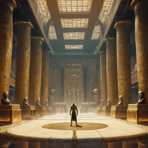 egyptian temple,pharaonic,ancient egypt,ancient egyptian,pantheon,hall of the fallen,the ancient world,pharaohs,karnak,ramses ii,egyptology,ancient,ancient civilization,ancient city,egyptian,the cairo,egypt,pharaoh,artemis temple,three pillars,Conceptual Art,Fantasy,Fantasy 02