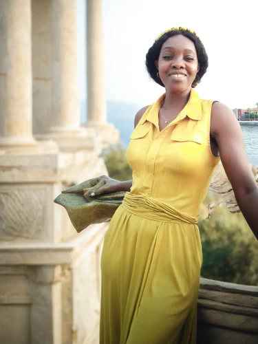 tiana,yellow jumpsuit,divine healing energy,cuba background,girl in a historic way,eternal city,yellow rose background,antigua,yellow background,african woman,sanssouci,maria bayo,yellow sun hat,travel woman,portrait photography,nigeria woman,background bokeh,lemon background,solar plexus chakra,druid hill park