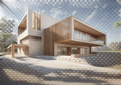 cubic house,3d rendering,dunes house,archidaily,render,modern house,residential house,lattice windows,building honeycomb,house hevelius,eco-construction,arq,modern architecture,cube house,housebuilding,kirrarchitecture,timber house,build by mirza golam pir,school design,danish house