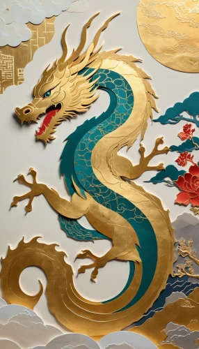 golden dragon,chinese dragon,painted dragon,dragon li,dragon boat,oriental painting,dragon design,dragon,chinese art,gold leaf,forbidden palace,wyrm,dragon of earth,gold paint strokes,chinese water dragon,gold paint stroke,summer palace,dragons,gold foil art,chinese background,Unique,Paper Cuts,Paper Cuts 06