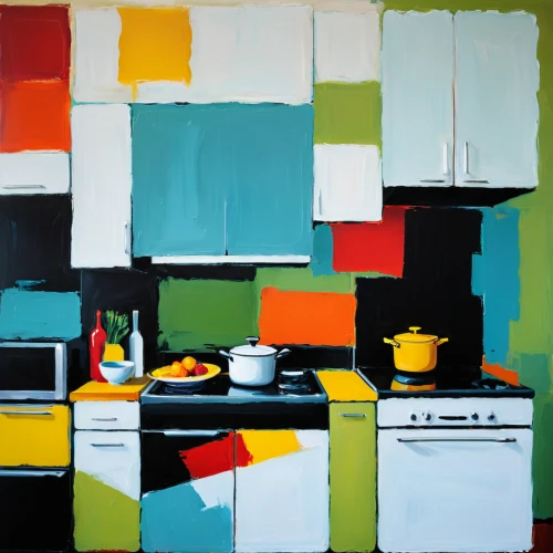 tile kitchen,girl in the kitchen,kitchenette,kitchen stove,kitchen,still life with jam and pancakes,the kitchen,kitchen counter,kitchen cabinet,big kitchen,kitchen table,kitchenware,kitchen appliance,stove top,kitchen work,chefs kitchen,breakfast table,appliances,saturated colors,kitchen block,Art,Artistic Painting,Artistic Painting 42