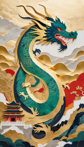 chinese dragon,golden dragon,oriental painting,dragon boat,chinese art,dragon li,forbidden palace,cool woodblock images,summer palace,dragon of earth,tibet,yunnan,barongsai,qinghai,dragon,potala,chinese style,chinese clouds,painted dragon,auspicious,Unique,Paper Cuts,Paper Cuts 06