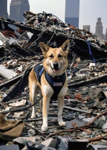 rubble,ground zero,september 11,1wtc,1 wtc,wtc,destroy,environmental destruction,dogecoin,shiba,rescue dog,demolition,canaan dog,home destruction,destroyed city,building rubble,earth quake,shiba inu,vigilant dog,akbash dog,Photography,Documentary Photography,Documentary Photography 31