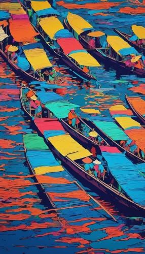 row boats,kayaks,pedalos,canoes,rowing boats,regatta,boats,row boat,small boats on sea,kayak,rowboats,boat landscape,pedal boats,kayaking,canoe,boats in the port,boat rowing,gondolas,wooden boats,colorful water,Conceptual Art,Daily,Daily 21