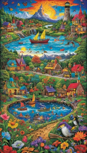 rainbow world map,jigsaw puzzle,khokhloma painting,vegetables landscape,mexican calendar,picture puzzle,tapestry,motif,pachamama,river of life project,river landscape,nicaraguan cordoba,aurora village,panoramic landscape,albuquerque,children's background,robert duncanson,murals,indigenous painting,chiapas,Conceptual Art,Daily,Daily 28