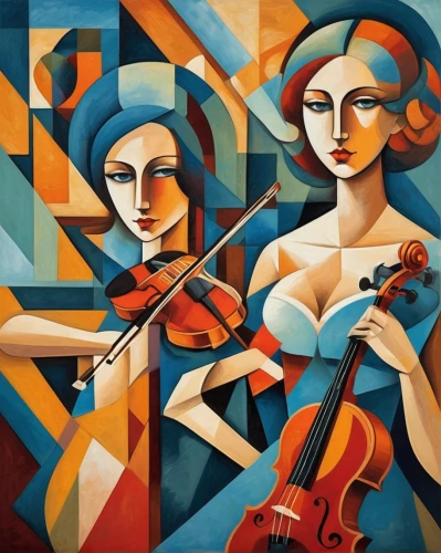 violinists,musicians,woman playing violin,string instruments,violist,violin woman,violin player,violins,plucked string instruments,cellist,musical ensemble,violin,instrument music,violinist,violin family,bass violin,musical instruments,orchestra,symphony orchestra,music instruments,Art,Artistic Painting,Artistic Painting 45