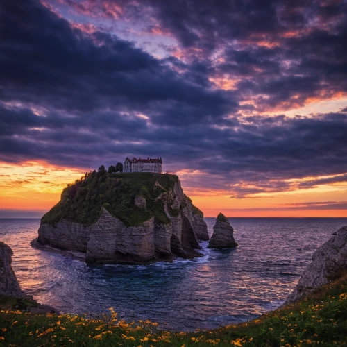 gaztelugatxe,petra tou romiou,asturias,llanes,calabria,italy liguria,landscape photography,sicily,tramonto,aphrodite's rock,cliff coast,nubble,bretagne,campania,basque country,cyprus,liguria,coast sunset,landscapes beautiful,bass rock,Photography,Documentary Photography,Documentary Photography 24