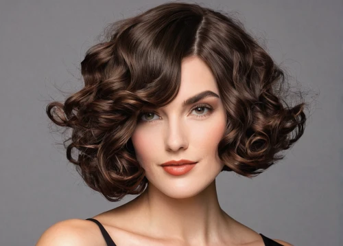 asymmetric cut,artificial hair integrations,hair shear,curly brunette,vintage woman,anellini,cg,management of hair loss,british semi-longhair,curlers,rosa curly,birce akalay,layered hair,bob cut,hairstyler,art deco woman,smooth hair,colorpoint shorthair,retouch,retouching,Illustration,Retro,Retro 26