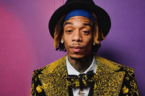 khalifa,wiz,alkaline,bandana background,ringmaster,purple background,jiminy cricket,prince,portrait background,rapper,soundcloud icon,spotify icon,suit of spades,rap,alfalfa,drug icon,purple wallpaper,a black man on a suit,usd,hd wallpaper,Art,Classical Oil Painting,Classical Oil Painting 07