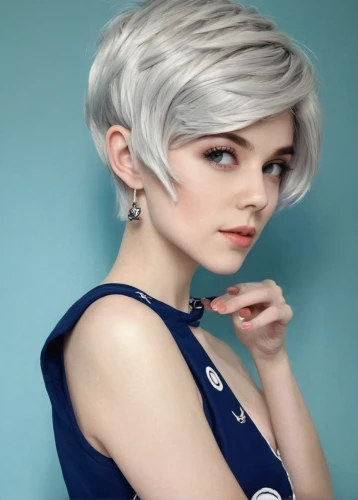 pixie cut,pixie-bob,asymmetric cut,silvery blue,silver blue,short blond hair,silver,silver fox,pale,elsa,pixie,silvery,natural color,pompadour,gray color,neutral color,male elf,tiber riven,blue and white,winterblueher,Illustration,Realistic Fantasy,Realistic Fantasy 19