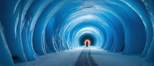 ice cave,ice hotel,glacier cave,blue cave,ice castle,ice wall,wall tunnel,blue caves,crevasse,snow ring,tunnel,the blue caves,canal tunnel,torii tunnel,snow shelter,ice planet,slide tunnel,wormhole,antarctica,hollow way,Conceptual Art,Sci-Fi,Sci-Fi 25