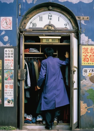 vendor,shopkeeper,laundry shop,vendors,dry cleaning,seller,vintage asian,mail clerk,convenience store,kiosk,cash point,laundromat,merchant,tailor,vending machines,record store,coin drop machine,vending machine,dongfang meiren,clerk,Illustration,Japanese style,Japanese Style 05