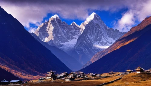 everest region,tibet,nepal,himalaya,himalayan,himalayas,mountain village,mountainous landscape,bhutan,ama dablam,ladakh,gokyo ri,annapurna,tibetan,mountain huts,mountain landscape,landscape mountains alps,mountain scene,karakoram,mount everest,Art,Classical Oil Painting,Classical Oil Painting 32