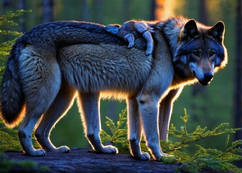 european wolf,saarloos wolfdog,czechoslovakian wolfdog,gray wolf,wolfdog,northern inuit dog,sakhalin husky,greenland dog,canis lupus tundrarum,tamaskan dog,canis lupus,howling wolf,kunming wolfdog,canidae,red wolf,malamute,west siberian laika,native american indian dog,swedish vallhund,alaskan malamute,Illustration,Abstract Fantasy,Abstract Fantasy 21