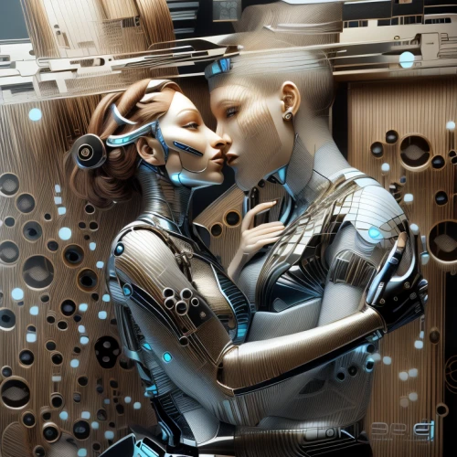 cybernetics,biomechanical,robotics,robotic,robots,cyberspace,circuitry,artificial intelligence,humanoid,machines,women in technology,scifi,cyber,chatbot,science fiction,automated,sci fiction illustration,image manipulation,man and woman,industrial robot