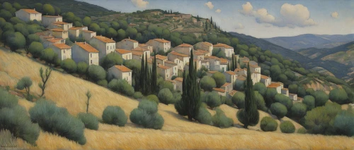 oberlo,tuscan,volterra,escher village,campagna,piemonte,mountain village,val bavona,mountain settlement,lombardy,building valley,italian painter,vail,grant wood,bellini,foroglio,l'aquila,buxoro,lavaux,1926,Conceptual Art,Daily,Daily 30