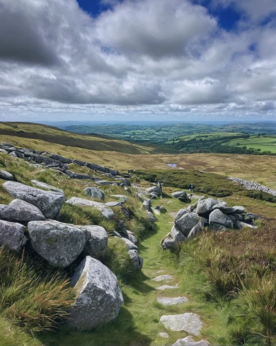 yorkshire dales,north yorkshire moors,peak district,moorland,yorkshire,wicklow,whernside,high moor,north yorkshire,derbyshire,wensleydale,valley of desolation,brecon beacons,northern ireland,ireland,three peaks,donegal,wales,exmoor,stone wall road,Illustration,Paper based,Paper Based 15