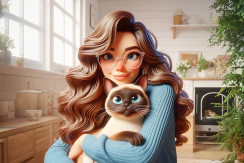 cat mom,domestic long-haired cat,cute cartoon character,cute cartoon image,rapunzel,ragdoll,cartoon cat,doll cat,animated cartoon,baby with mom,cute cat,cat with blue eyes,cat lovers,british longhair,capricorn mother and child,anime 3d,cat baby,ritriver and the cat,elsa,agnes