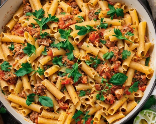 bolognese,bolognese sauce,penne,mostaccioli,macaroni casserole,baked ziti,penne alla vodka,cavatappi,pasta salad,arrabbiata sauce,rotini,cheese noodles,beef goulash,meat sauce,pasta pomodoro,rigatoni,pasta e fagioli,pappardelle,farfalle,macaroni and cheese,Illustration,Retro,Retro 06