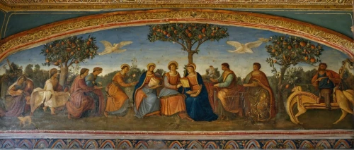 fresco,murals,musei vaticani,frescoes,church painting,nativity of christ,wall painting,raffaello da montelupo,pentecost,mural,genesis land in jerusalem,vatican museum,nativity of jesus,khokhloma painting,certosa di pavia,nativity,panel,tapestry,villa farnesina,volterra,Conceptual Art,Daily,Daily 04