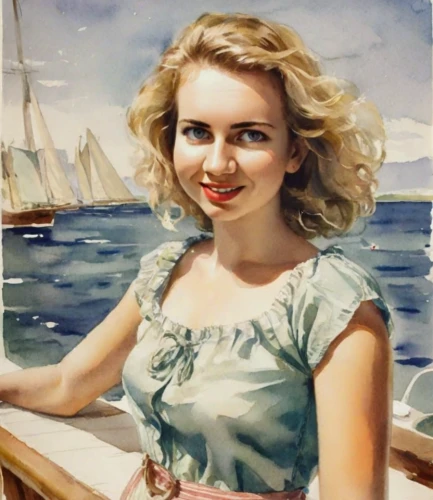 girl on the boat,ingrid bergman,marilyn monroe,young woman,grace kelly,1952,vintage female portrait,1950s,portrait of a girl,marina,young girl,girl on the river,simca ariane,barbara millicent roberts,capri,at sea,1940 women,young lady,13 august 1961,sailer