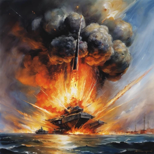 naval battle,pearl harbor,battlecruiser,the conflagration,usn,drillship,pre-dreadnought battleship,conflagration,battleship,kriegder star,light cruiser,explosions,fury,nuclear explosion,ironclad warship,dreadnought,gunboat,rain of fire,lake of fire,armored cruiser,Illustration,Paper based,Paper Based 11