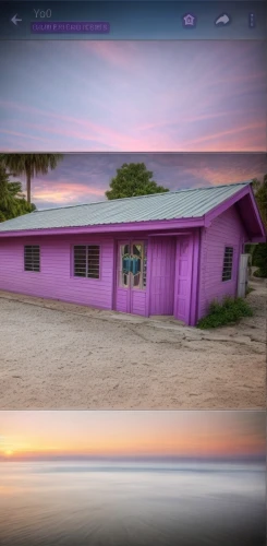 beach hut,beach house,cayo largo island,pink beach,caye,beach huts,image editing,dunes house,beachhouse,seaside resort,tropical house,digital compositing,sunset beach,stilt house,purple landscape,bonaire,curacao,praslin,desktop view,virtual landscape,Common,Common,Natural