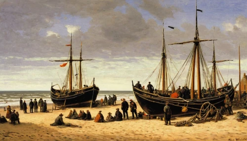 andreas achenbach,borkum,cape dutch,dutch landscape,the touquet,scheveningen,beach landscape,fishing boats,boats in the port,sylt,regatta,portuguese galley,drotning holm,warnemünde,wherry,wooden boats,landscape with sea,groseillier,rubjerg knude,caravel,Illustration,Black and White,Black and White 17