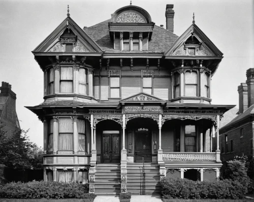 victorian,victorian house,henry g marquand house,victorian style,two story house,queen anne,ruhl house,july 1888,old house,bay window,knight house,old home,historic house,house front,dillington house,house with caryatids,the victorian era,1905,the haunted house,architectural style,Photography,Black and white photography,Black and White Photography 10