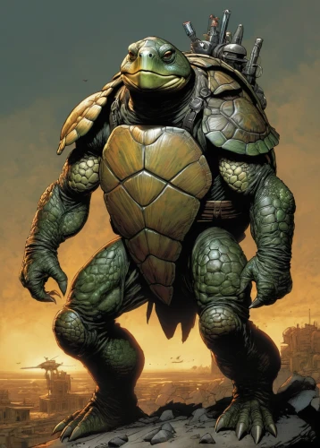 trachemys,terrapin,turtle,teenage mutant ninja turtles,raphael,land turtle,turtles,trachemys scripta,green turtle,stacked turtles,water turtle,tortoise,map turtle,patrol,leonardo,reptilia,carapace,snapping turtle,michelangelo,red eared slider,Illustration,American Style,American Style 02