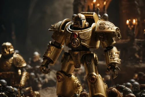 c-3po,war machine,bumblebee,paladin,gold paint stroke,emperor,ironman,dreadnought,gold chalice,golden scale,mech,knight armor,centurion,crusader,yellow-gold,gold wall,tau,gold castle,spartan,armored,Photography,General,Cinematic