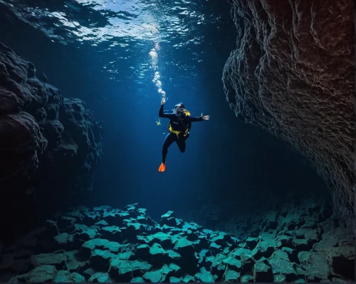 underwater diving,sea cave,scuba diving,blue cave,freediving,deep sea diving,cave on the water,cenote,ocean floor,scuba,undersea,the blue caves,the bottom of the sea,blue caves,divemaster,sea caves,ocean underwater,underwater landscape,diving,diving fins,Illustration,Realistic Fantasy,Realistic Fantasy 05