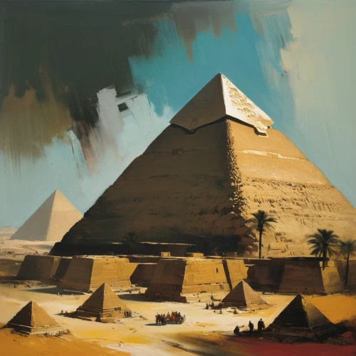 pyramids,khufu,giza,eastern pyramid,the great pyramid of giza,step pyramid,pyramid,kharut pyramid,ancient egypt,stone pyramid,pharaohs,egypt,ancient civilization,dahshur,egyptology,the cairo,ancient city,ancient egyptian,pharaonic,ancient buildings,Conceptual Art,Oil color,Oil Color 01
