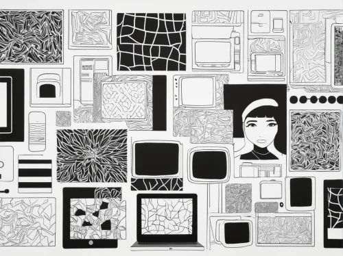 sheet drawing,japanese patterns,quilt,circuitry,patterns,paper patterns,interfaces,black and white pattern,zentangle,fabric design,black squares,squared paper,squares,circuit board,woodblock prints,wireframe graphics,quilting,graph paper,pattern,seamless pattern,Conceptual Art,Graffiti Art,Graffiti Art 11