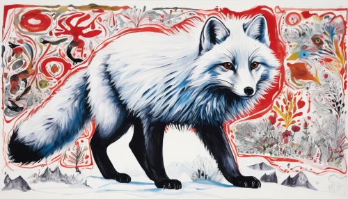 redfox,arctic fox,garden-fox tail,canis lupus,red fox,kitsune,wolf,wolf's milk,polar,wolves,howling wolf,piebald,vulpes vulpes,canidae,winter animals,the fur red,fox,howl,nine-tailed,pollux,Conceptual Art,Graffiti Art,Graffiti Art 10