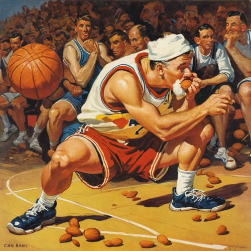 basketball player,outdoor basketball,basketball,woman's basketball,basketball autographed paraphernalia,game illustration,traditional sport,youth sports,sports collectible,basketball shoe,nba,wall & ball sports,beach basketball,vintage illustration,david bates,ball sports,basket maker,streetball,basketball board,playing sports,Illustration,Retro,Retro 18