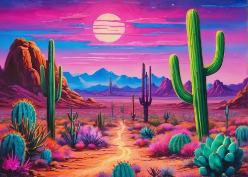 desert landscape,desert desert landscape,desert,cacti,cactus,sonoran desert,sonoran,moonlight cactus,flowerful desert,desert background,the desert,cactus digital background,saguaro,purple landscape,arizona,az,capture desert,tucson,futuristic landscape,valley of the moon,Conceptual Art,Sci-Fi,Sci-Fi 27