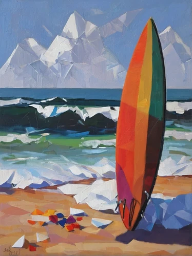 beach landscape,surfboat,carol colman,summer beach umbrellas,surfboards,surfing equipment,el mar,surf kayaking,surfers,windsurfing,sea kayak,kayaker,seascapes,canoes,beach scenery,aptos,sailboats,oil painting,seascape,hatteras,Unique,3D,Low Poly