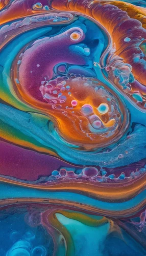 colorful water,pour,liquid bubble,rainbow waves,dye,colorful glass,colorful grand prismatic spring,oil in water,whirlpool pattern,swirls,fluid,fluid flow,art soap,oil,swirling,marbled,bath oil,abstract multicolor,soap bubbles,acid lake,Conceptual Art,Oil color,Oil Color 23
