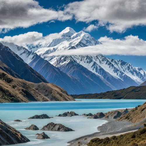 mt cook,south island,new zealand,everest region,gokyo ri,himalaya,newzealand nzd,nz,glacial lake,glacial landform,mount everest,tekapo,tibet,leh,ladakh,himalayas,snowy mountains,mount kahuranaki,lower engadine,glacial melt,Art,Classical Oil Painting,Classical Oil Painting 02