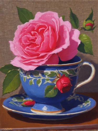 tea rose,camellias,cup and saucer,teacup,bibernell rose,camellia,tea cup,camellia blossom,carol colman,flower painting,camelliers,oil painting,porcelain rose,japanese camellia,blooming tea,tea rose corolla,rosa,roses-fruit,flower tea,tea cups,Art,Classical Oil Painting,Classical Oil Painting 14