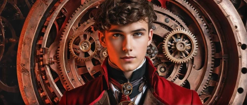 clockmaker,clockwork,napoleon,ringmaster,key-hole captain,twelve,beatenberg,steampunk gears,cogs,hobbit,hatter,leonardo devinci,cog,bellboy,dartboard,merlin,steampunk,cuckoo clock,watchmaker,eleven,Conceptual Art,Fantasy,Fantasy 25