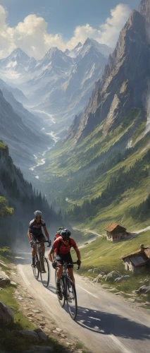 artistic cycling,cyclists,tour de france,cross-country cycling,bicycle racing,mountain biking,alpine route,cycling,cyclist,road bicycle racing,road cycling,road bikes,mountain bike,bicycling,bicycle ride,cross country cycling,alpine crossing,bike ride,mountain pass,mountain bike racing,Conceptual Art,Fantasy,Fantasy 13