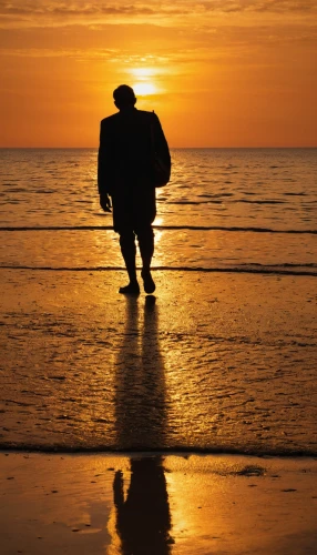 man at the sea,walk on the beach,elderly man,fisherman,silhouette of man,walk on water,walking man,older person,elderly person,pensioner,footprints in the sand,beach walk,the shallow sea,monopod fisherman,people on beach,man silhouette,crosby beach,tramonto,the people in the sea,loving couple sunrise,Art,Classical Oil Painting,Classical Oil Painting 42