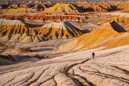 badlands national park,badlands,painted hills,flaming mountains,the atacama desert,death valley,marvel of peru,volcanic landscape,yellow mountains,argentina desert,atacama desert,eastern iceland,mount bromo,geological phenomenon,judaean desert,united states national park,red earth,valley of death,atacama,bromo,Illustration,Black and White,Black and White 17