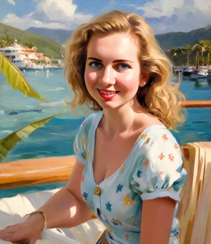 marilyn monroe,girl on the boat,marilyn,audrey,world digital painting,girl on the river,merilyn monroe,ingrid bergman,capri,marylin monroe,1950s,retro woman,50s,retro girl,marina,retro pin up girl,young woman,tahiti,marylyn monroe - female,blonde woman