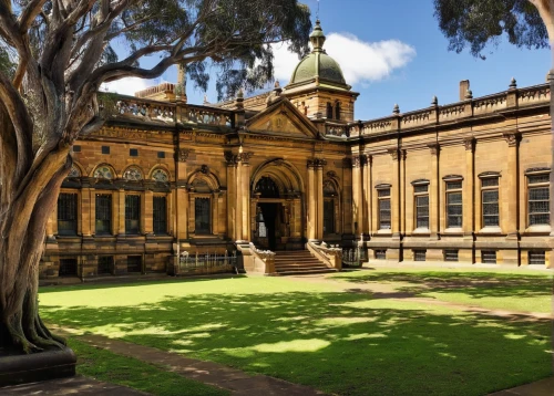 usyd,oxford,trinity college,stately home,tweed courthouse,academic institution,royal botanic garden,research institution,downton abbey,state school,university library,listed building,paving slabs,fountain lawn,beautiful buildings,agricultural engineering,student information systems,classical architecture,court of law,correspondence courses,Illustration,Black and White,Black and White 29